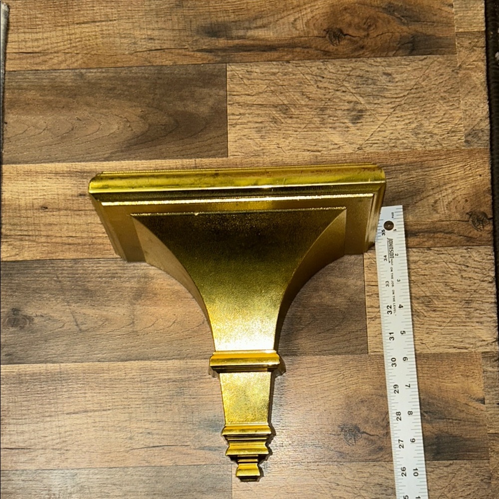 MCM Vintage Home Interior Golden Wall Sconce Made in USA